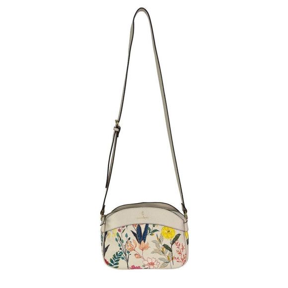Nanette Lepore Handbags - Nanette Lepore Hartley Camera Crossbody Purse Floral Botanical Vegan Leather